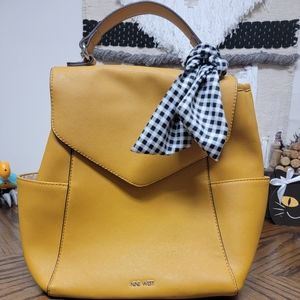 Nine West Mustard Backpack